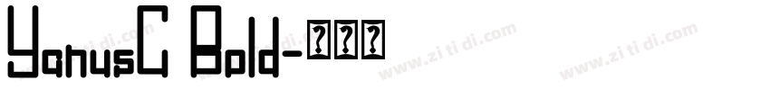 YanusC Bold字体转换